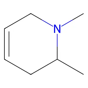 1,2-Dimethyl-1,2,3,6-tetrahydropyridine structure