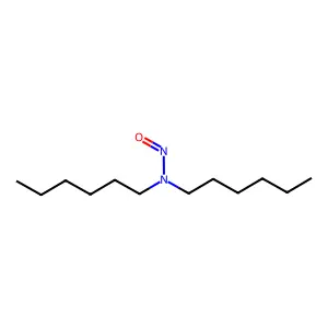Dihexylnitrosamine structure