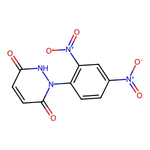1-(2,4-dinitrophenyl)-1,2-dihydropyridazine-3,6-dione structure