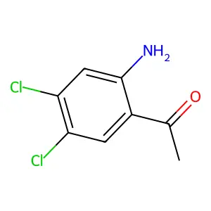 1-(2-amino-4,5-dichlorophenyl)ethanone structure