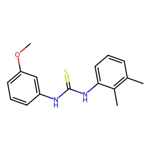 1-(2,3-dimethylphenyl)-3-(3-methoxyphenyl)thiourea structure