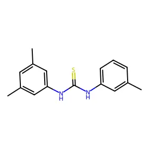 1-(3,5-dimethylphenyl)-3-(3-methylphenyl)thiourea structure