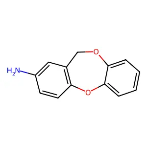 11H-dibenzo[b,e][1,4]dioxepin-2-amine structure