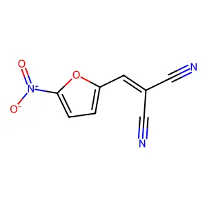 MALONONITRILE, (5-NITROFURFURYLIDENE)- structure