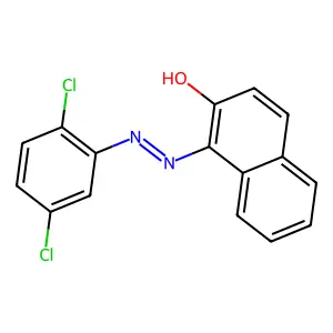 1-[(2,5-dichlorophenyl)diazenyl]naphthalen-2-ol structure