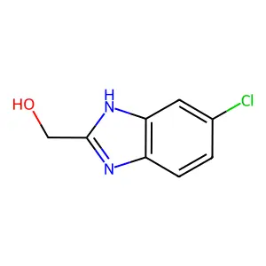 (6-chloro-1H-benzimidazol-2-yl)methanol structure