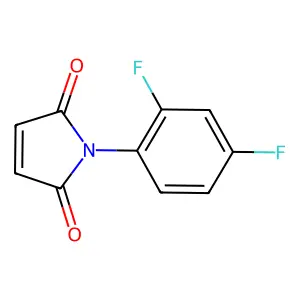 1-(2,4-difluorophenyl)pyrrole-2,5-dione structure