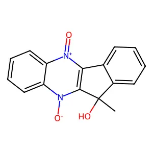 11-methyl-10-oxido-5-oxoindeno[1,2-b]quinoxalin-5-ium-11-ol structure