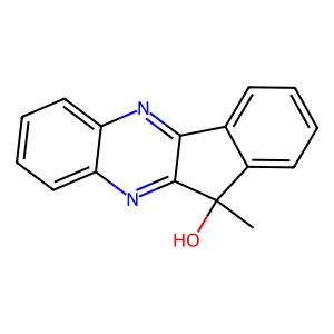 11-methylindeno[1,2-b]quinoxalin-11-ol structure