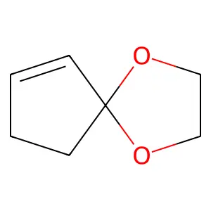 Cyclopent-2-en-1-one-ethyleneacetal structure