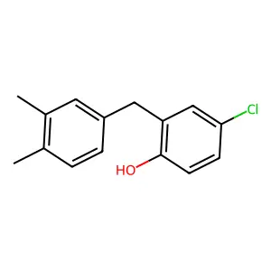 o-CRESOL, 4-CHLORO-alpha-(3,4-XYLYL)- structure