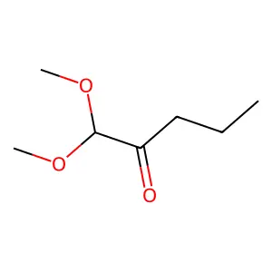 1,1-dimethoxypentan-2-one structure