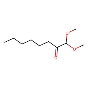 1,1-dimethoxyoctan-2-one structure