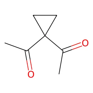 1,1-DIACETYLCYCLOPROPANE structure