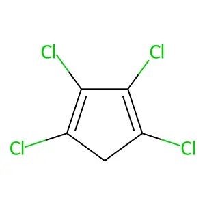 Tetrachlorocyclopentadiene structure