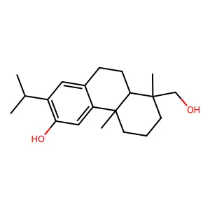 1,2,3,4,4a,9,10,10a-Octahydro-6-hydroxy-7-isopropyl-1,4a-dimethyl-1-phenanthrenemethanol structure