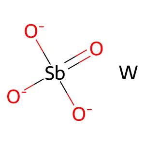 Tungsten antimonate structure