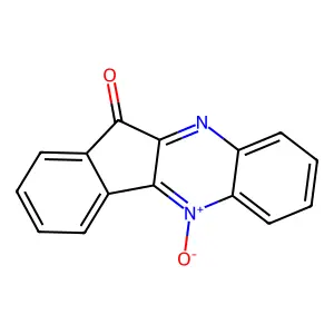 11h-indeno[1,2-b]quinoxalin-11-one 5-oxide structure