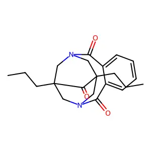 1,14-dipropyl-3,12-diazatetracyclo[10.3.1.13,14.05,10]heptadeca-5,7,9-triene-4,11,15-trione structure