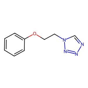 1-(2-phenoxyethyl)tetrazole structure