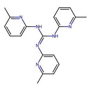 1,2,3-tris(6-methyl-2-pyridinyl)guanidine structure