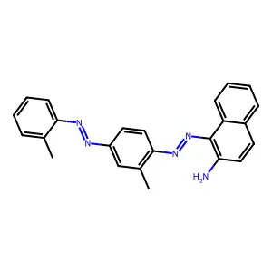 1-[[2-methyl-4-[(2-methylphenyl)diazenyl]phenyl]diazenyl]naphthalen-2-amine structure