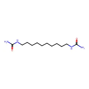 10-(carbamoylamino)decylurea structure