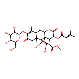 Bruceoside B structure