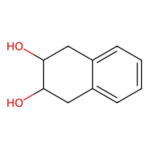 1,2,3,4-tetrahydronaphthalene-2,3-diol structure