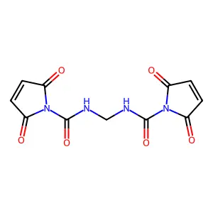 Methylenebis(N-carbamylmaleimide) structure
