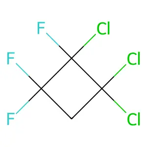 1,1,2-Trichloro-2,3,3-trifluorocyclobutane structure