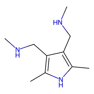 1-[2,5-dimethyl-4-(methylaminomethyl)-1H-pyrrol-3-yl]-N-methylmethanamine structure