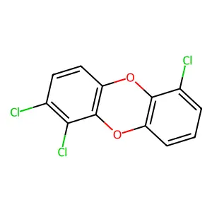 TRICHLORODIBENZODIOXIN structure