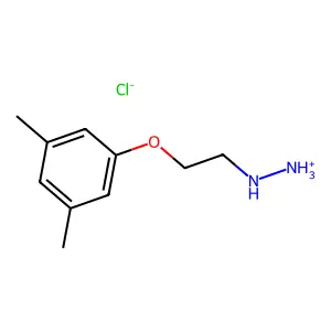 (2-(3,5-Xylyloxy)ethyl)hydrazine hydrochloride structure