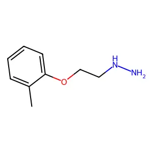 2-(2-methylphenoxy)ethylhydrazine structure