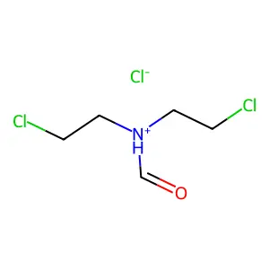 FORMAMIDE, N,N-BIS(2-CHLOROETHYL)-, HYDROCHLORIDE structure
