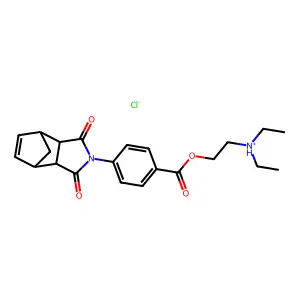 Compound C22H27ClN2O4 structure