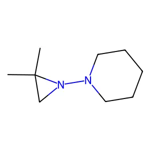 1-(2,2-dimethylaziridin-1-yl)piperidine structure