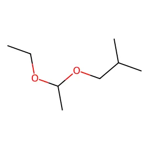 1-(1-Ethoxyethoxy)-2-methylpropane structure