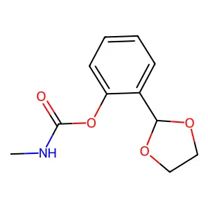 [2-(1,3-dioxolan-2-yl)phenyl] N-methylcarbamate structure