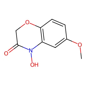 4-Hydroxy-6-methoxy-2H-1,4-benzoxazin-3(4H)-one structure