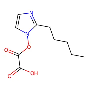 2-Amyldihydroglyoxaline acid oxalate structure