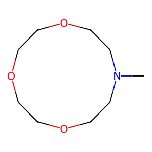 10-Methyl-1,4,7-trioxa-10-azacyclododecane structure