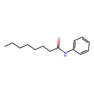 N-phenyloctanamide structure