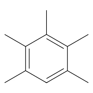 PENTAMETHYLBENZENE structure
