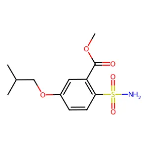Compound C12H17NO5S structure