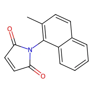 1-(2-Methylnaphthyl)-1H-pyrrole-2,5-dione structure