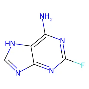 Compound C5H4FN5 structure