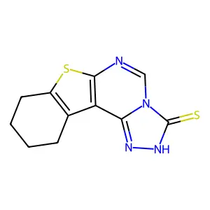 10-thia-3,4,6,8-tetrazatetracyclo[7.7.0.02,6.011,16]hexadeca-1(9),2,7,11(16)-tetraene-5-thione structure