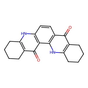 1,2,3,4,5,9,10,11,12,13-decahydroquinolino[2,3-a]acridine-8,14-dione structure